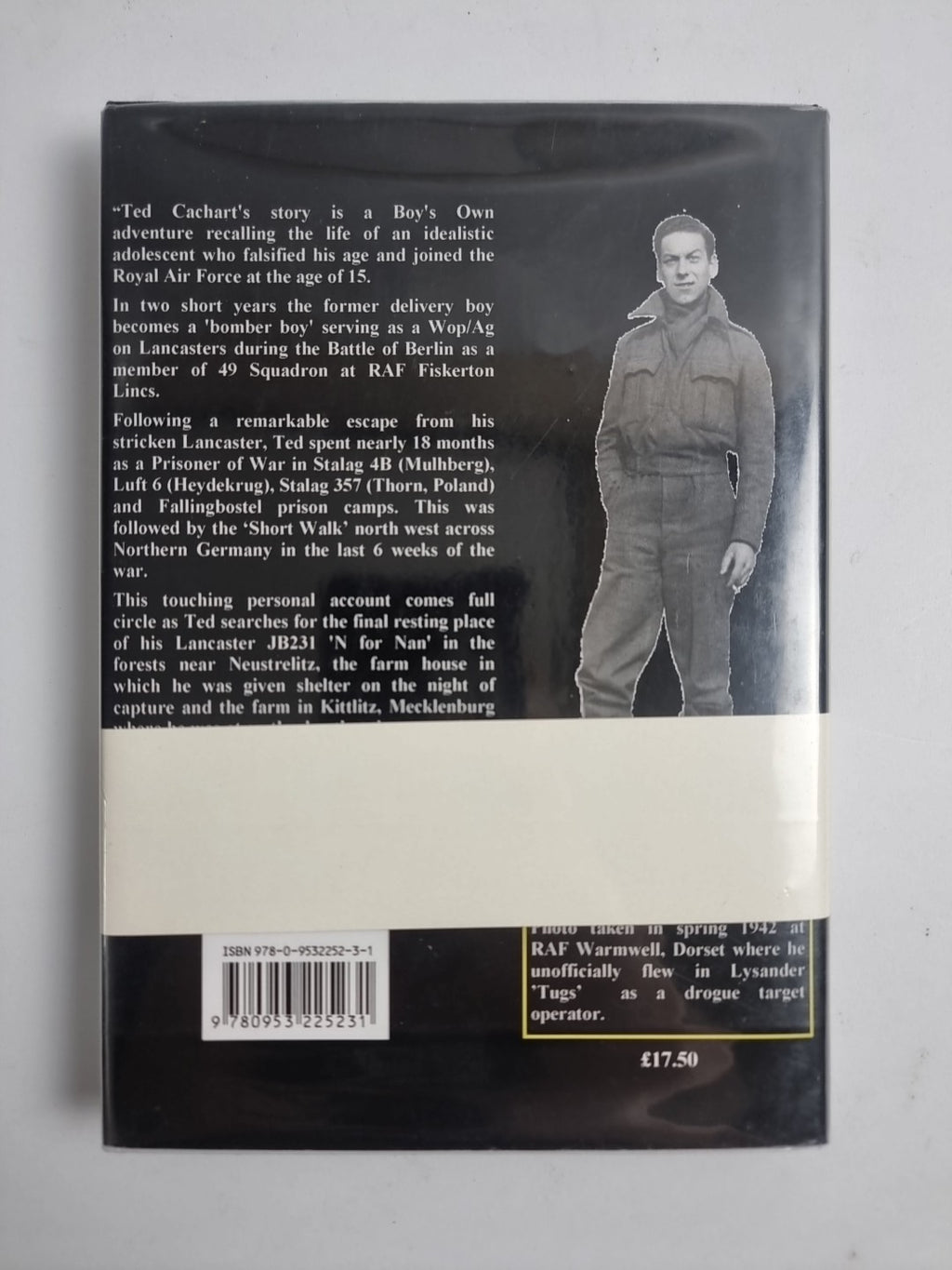 Ted the Lad, A Schoolboy Who Went to War, WW2, 2007 Signed Hardcover