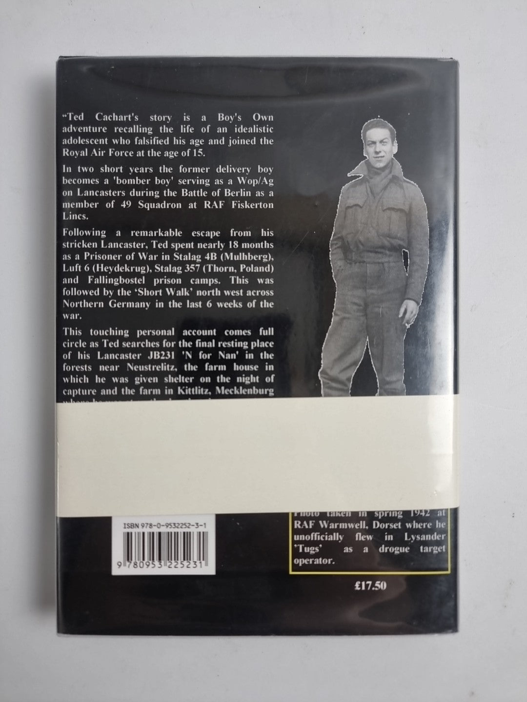 Ted the Lad, A Schoolboy Who Went to War, WW2, 2007 Signed Hardcover