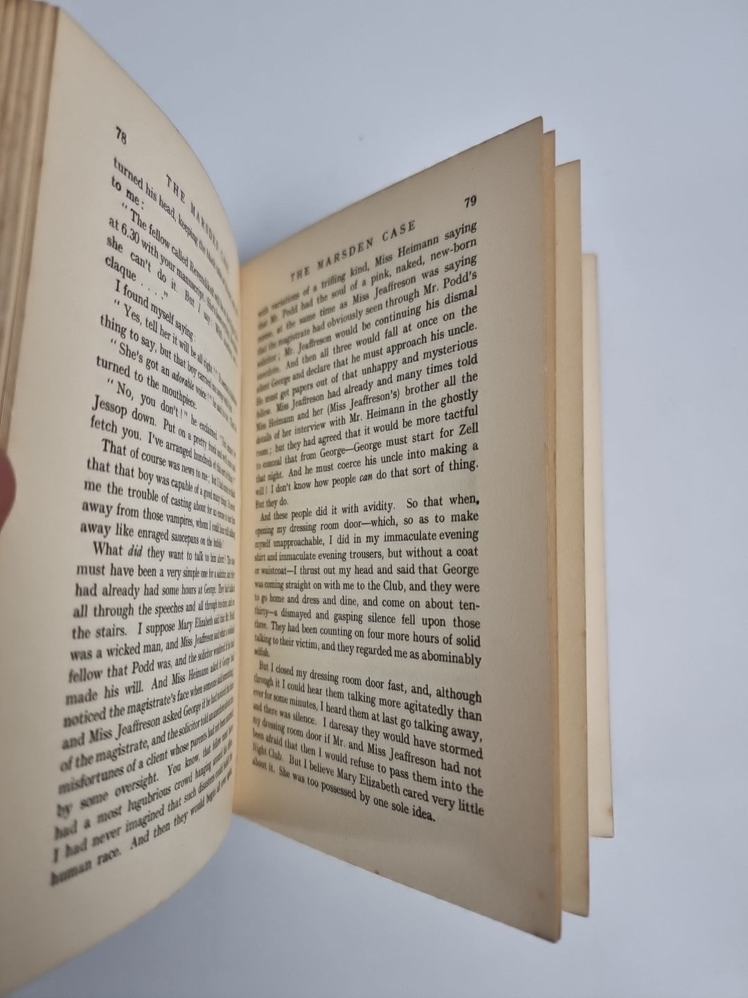 The Marsden Case: A Romance (HB) Ford, Ford Madox, 1st Edition Very Rare Fine