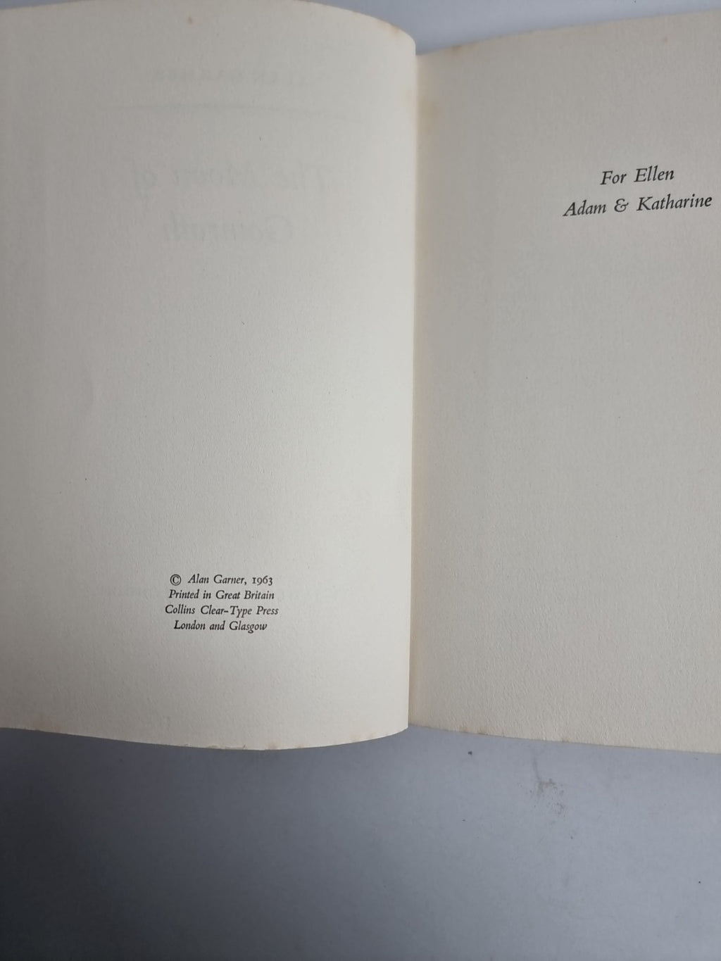 The Moon of Gomrath, Alan Garner — First Edition, FINE