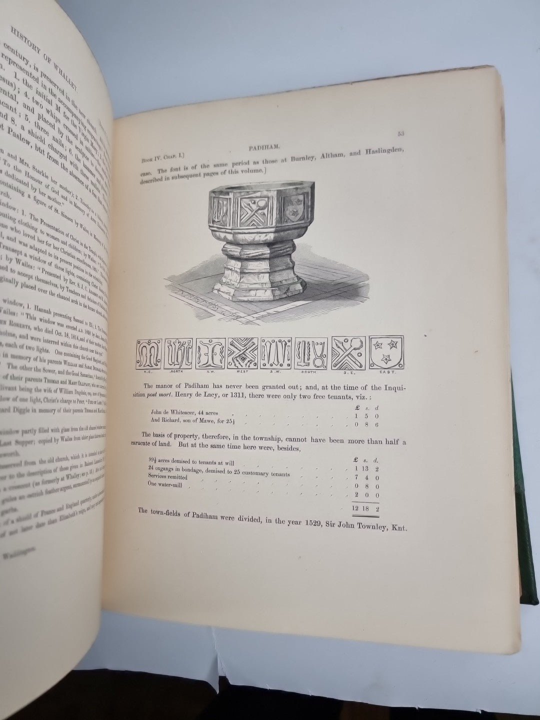 THOMAS DUNHAM WHITAKER An History of the Original Parish of Whalley - 1872