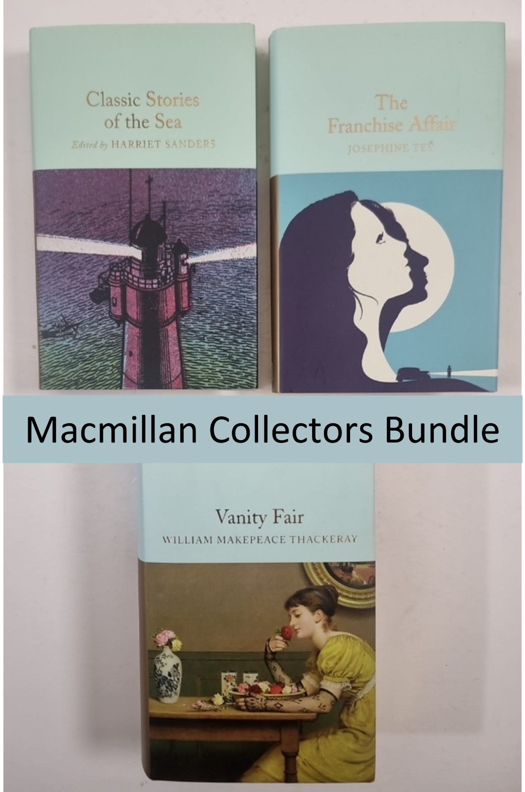 Vanity Fair: W Thackeray. The franchise Affair:J Tey. Classics Stories: H Sander