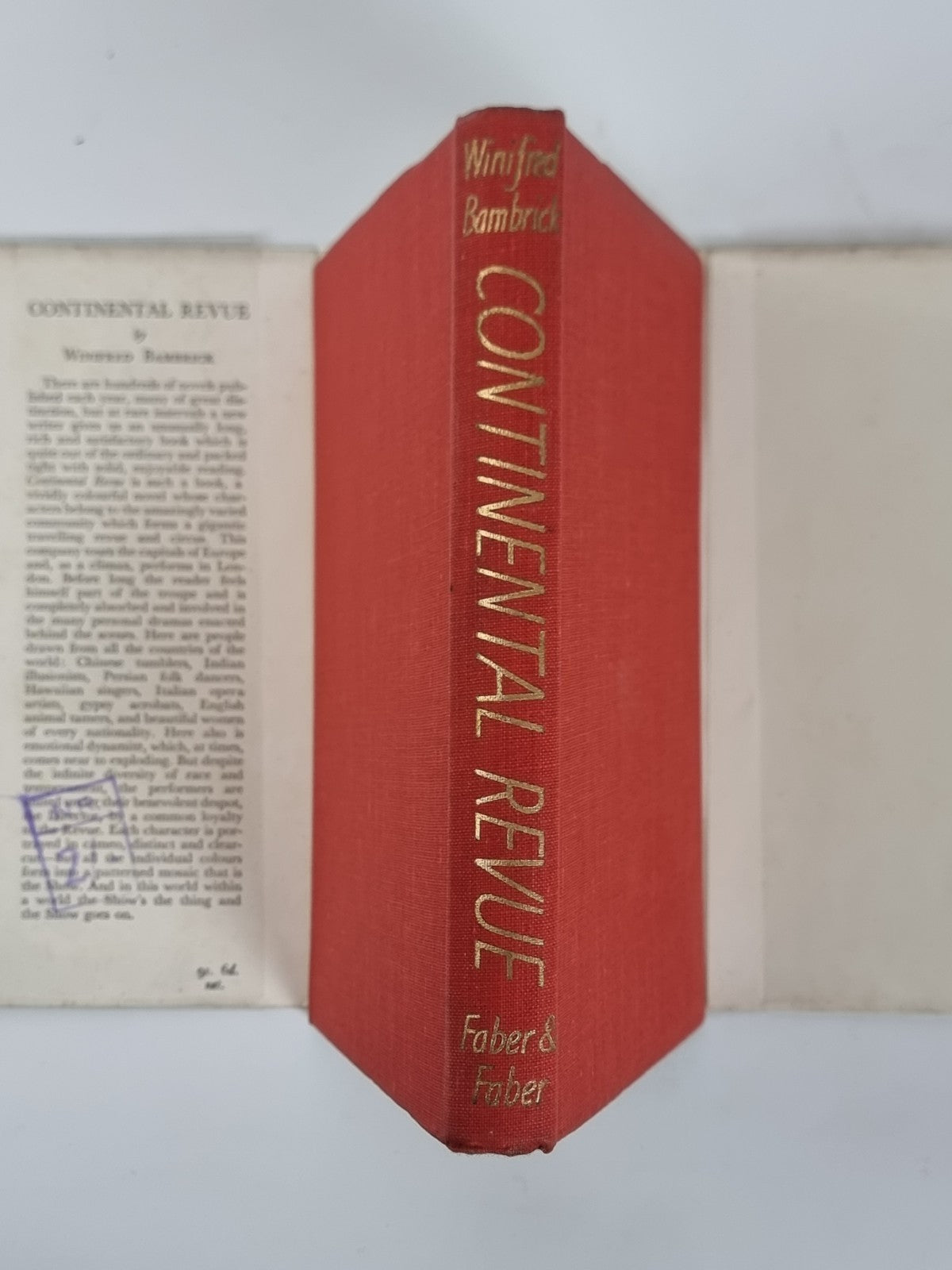 Continental Revue, Winifred Bambrick - First Edition