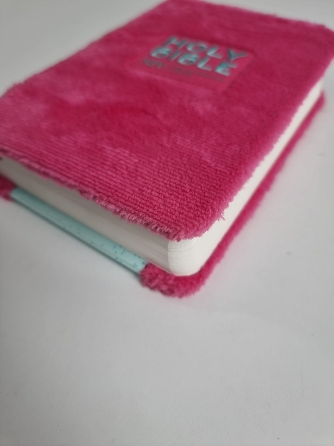 NIV Pocket Fluffy Pink Bible by New International Version (Hardcover, 2020)
