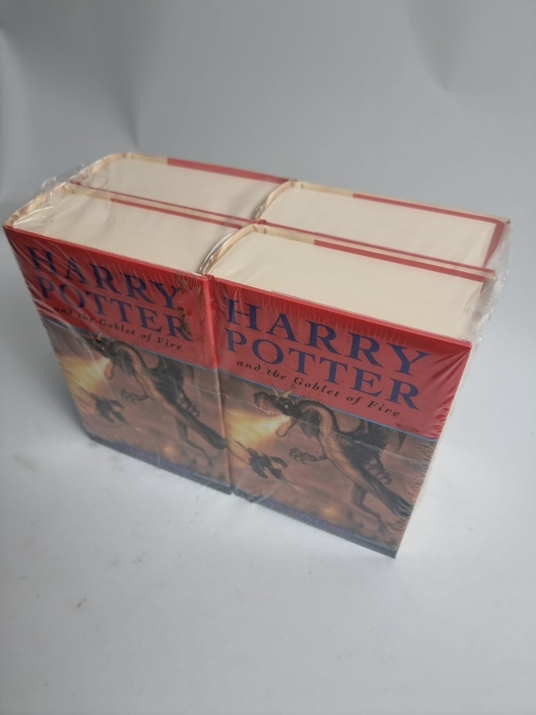 4 Copies of Harry Potter, Goblet of Fire NEW - OMNIA 1ST EDITON  -  With Error