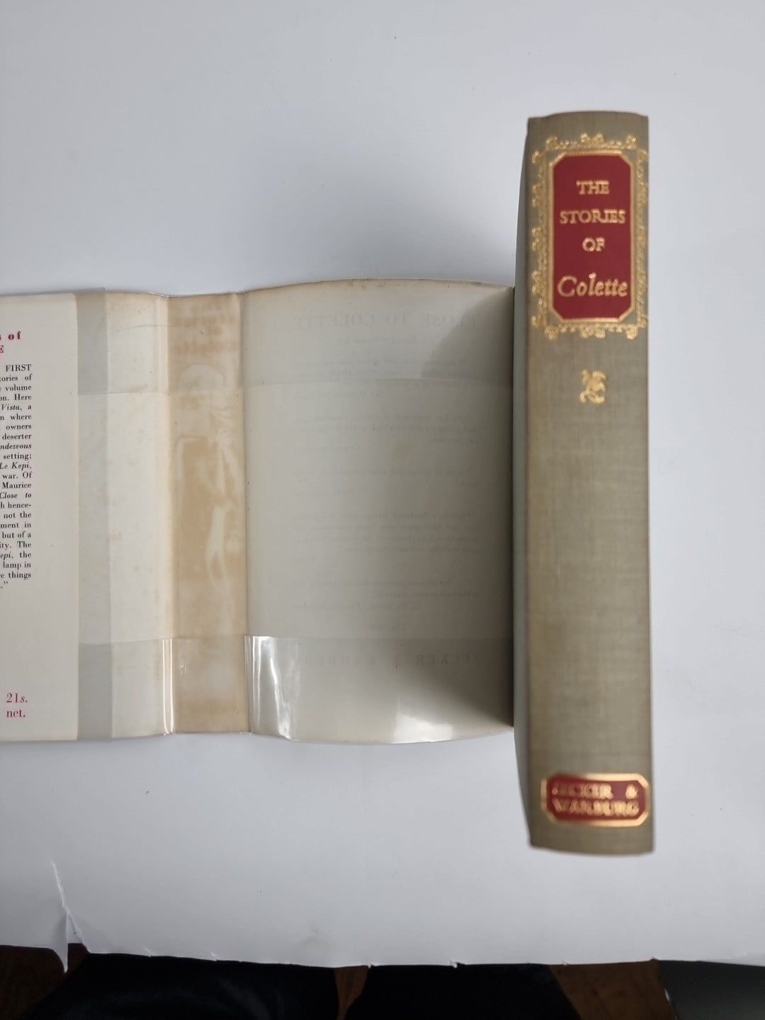 The Stories Of Colette By Antonia White 1958 1st Edition Unread..Rare..