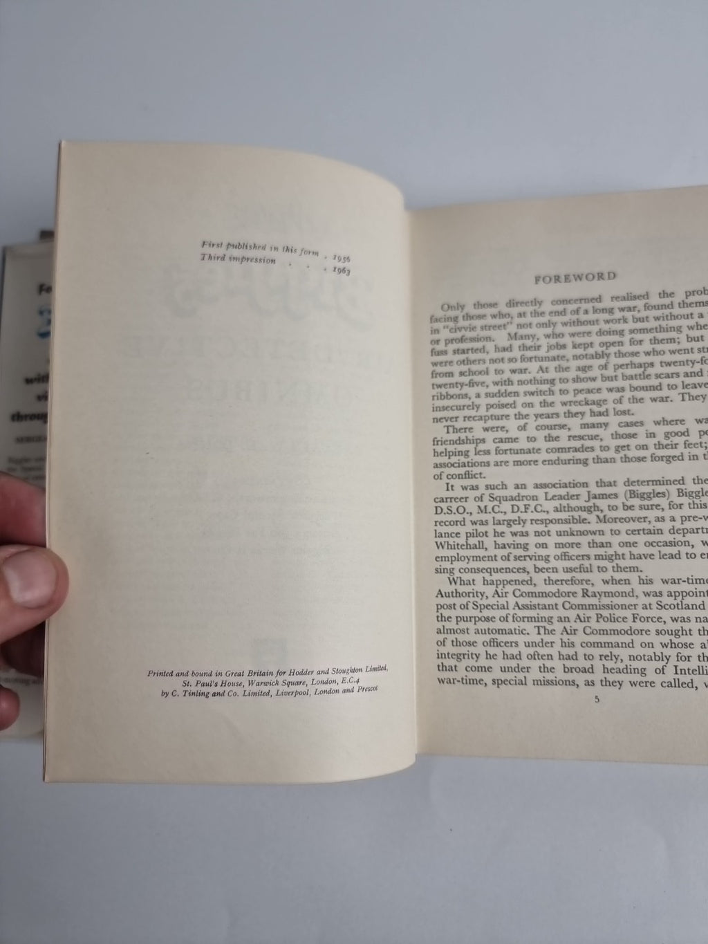 The Biggles Air Detective Omnibus, Captain W.E. Johns — 1st Edition, 3rd Impr.