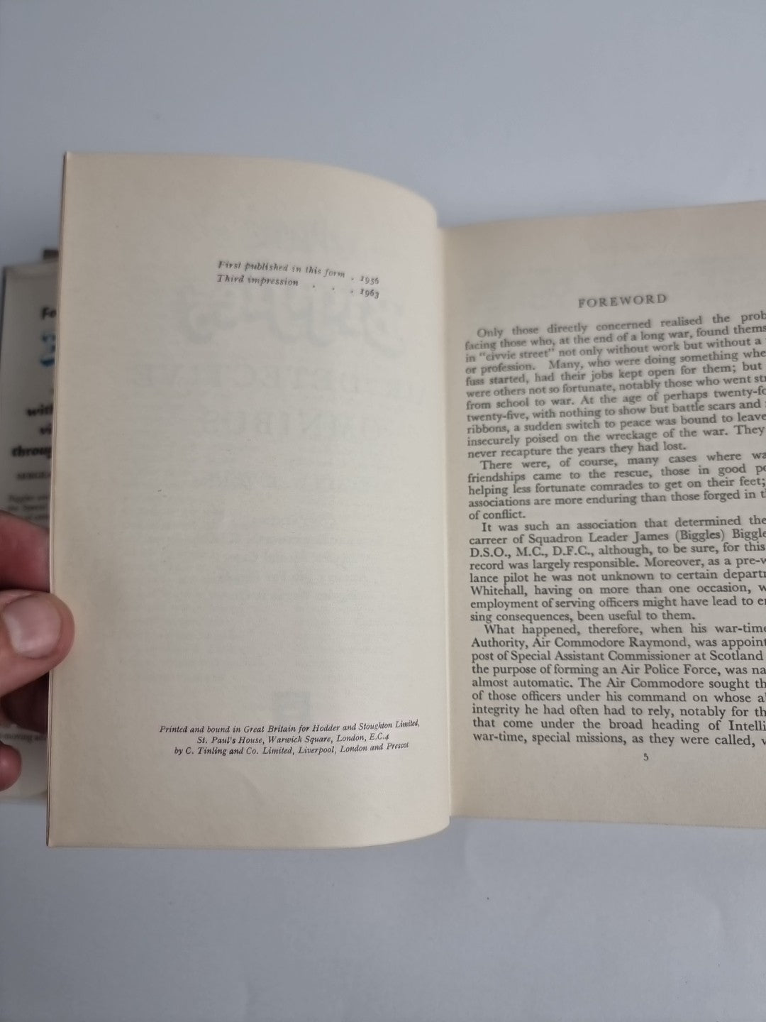 The Biggles Air Detective Omnibus, Captain W.E. Johns — 1st Edition, 3rd Impr.