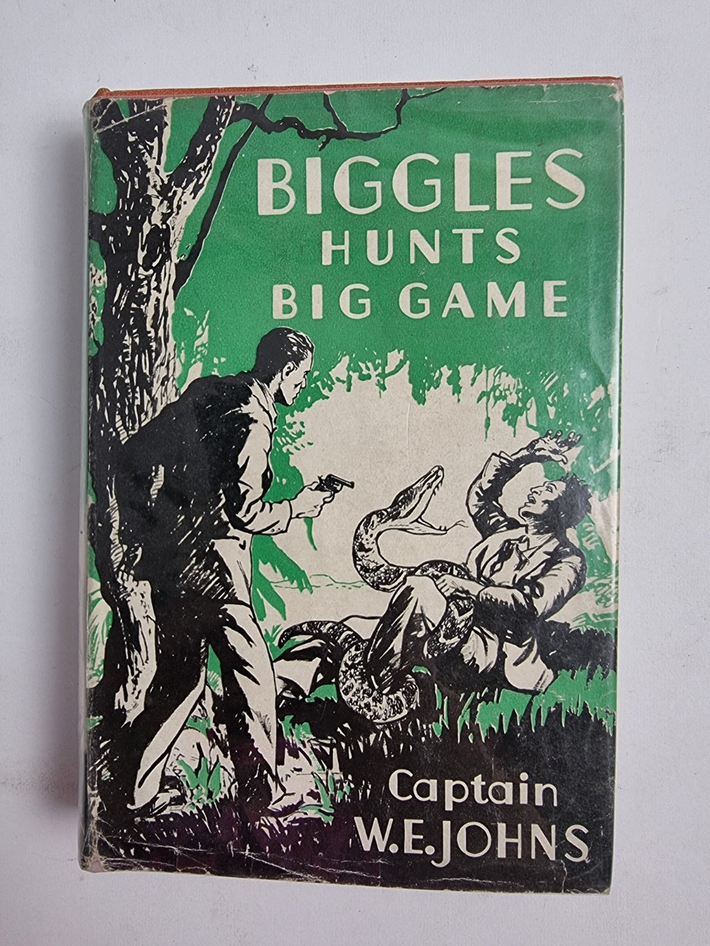 Biggles Hunts Big Game, Captain W.E. Johns — First Edition, FIRST Issue