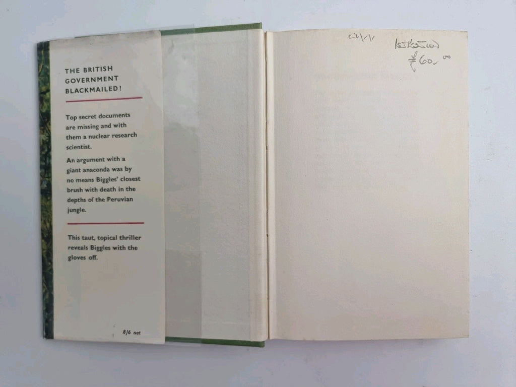 Orchids for Biggles , Captain W.E. Johns — 1st Edition, AS NEW
