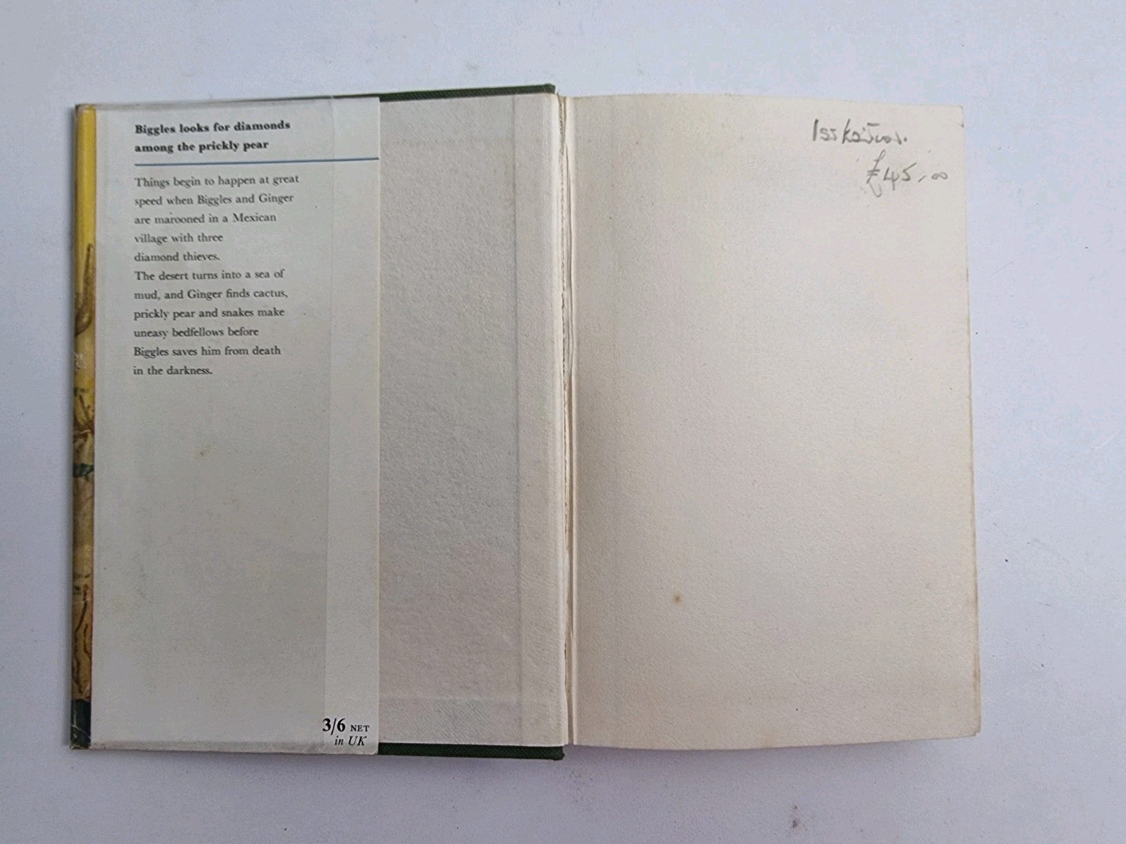 Biggles in Mexico, Captain W. E. Johns — First Edition