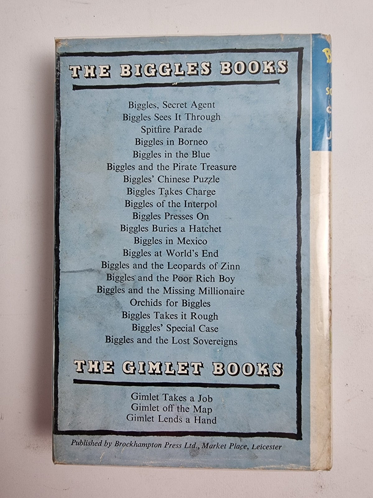 Biggles and the Lost Sovereigns, Captain W.E. Johns — First Edition