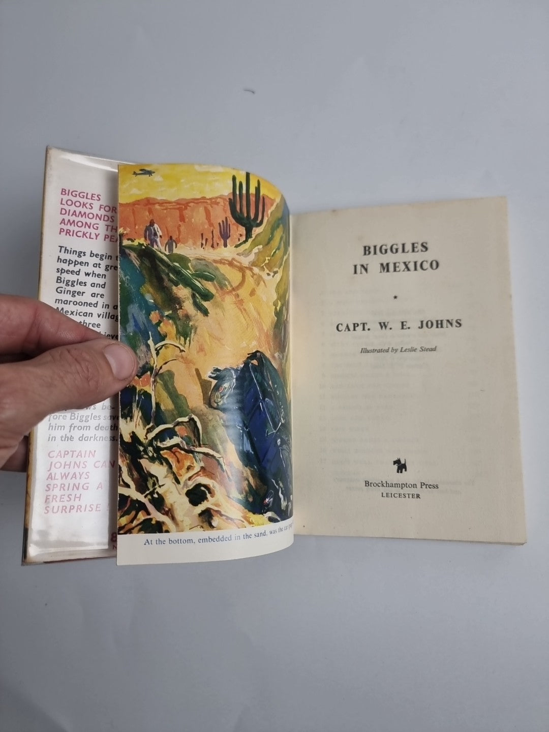 Biggles in Mexico, Captain W. E. Johns — First Edition