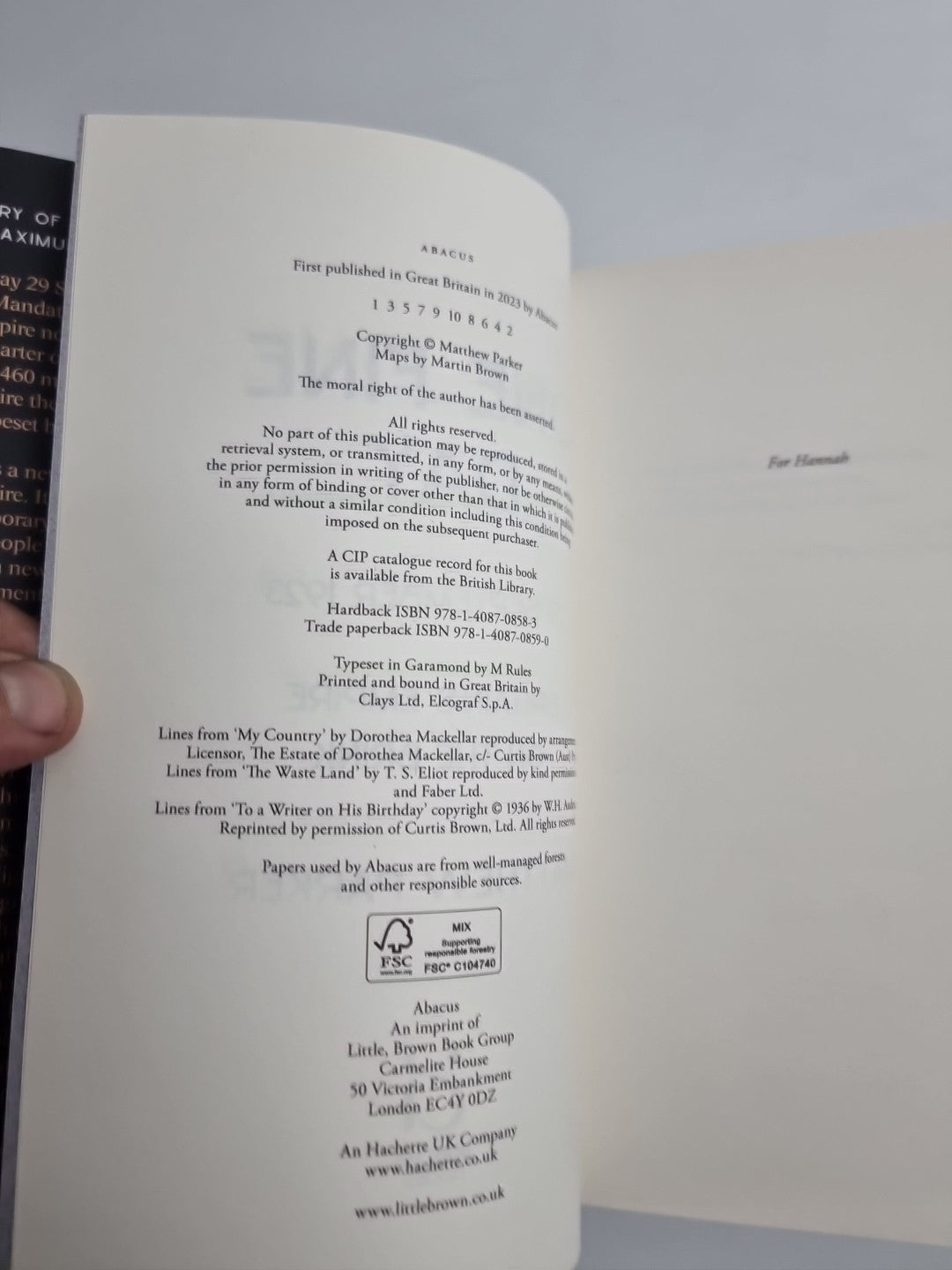 One Fine Day by Matthew Parker (Hardcover, 2021) 1st EDITION 