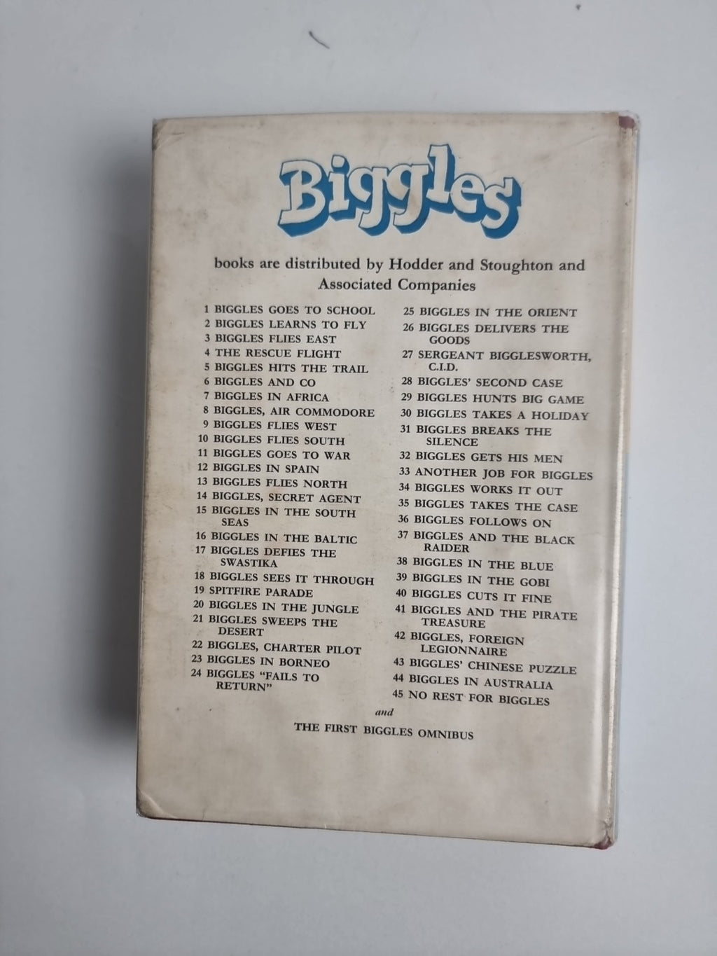 Biggles Air Detective Omnibus, Captain W.E. Johns — First Edition