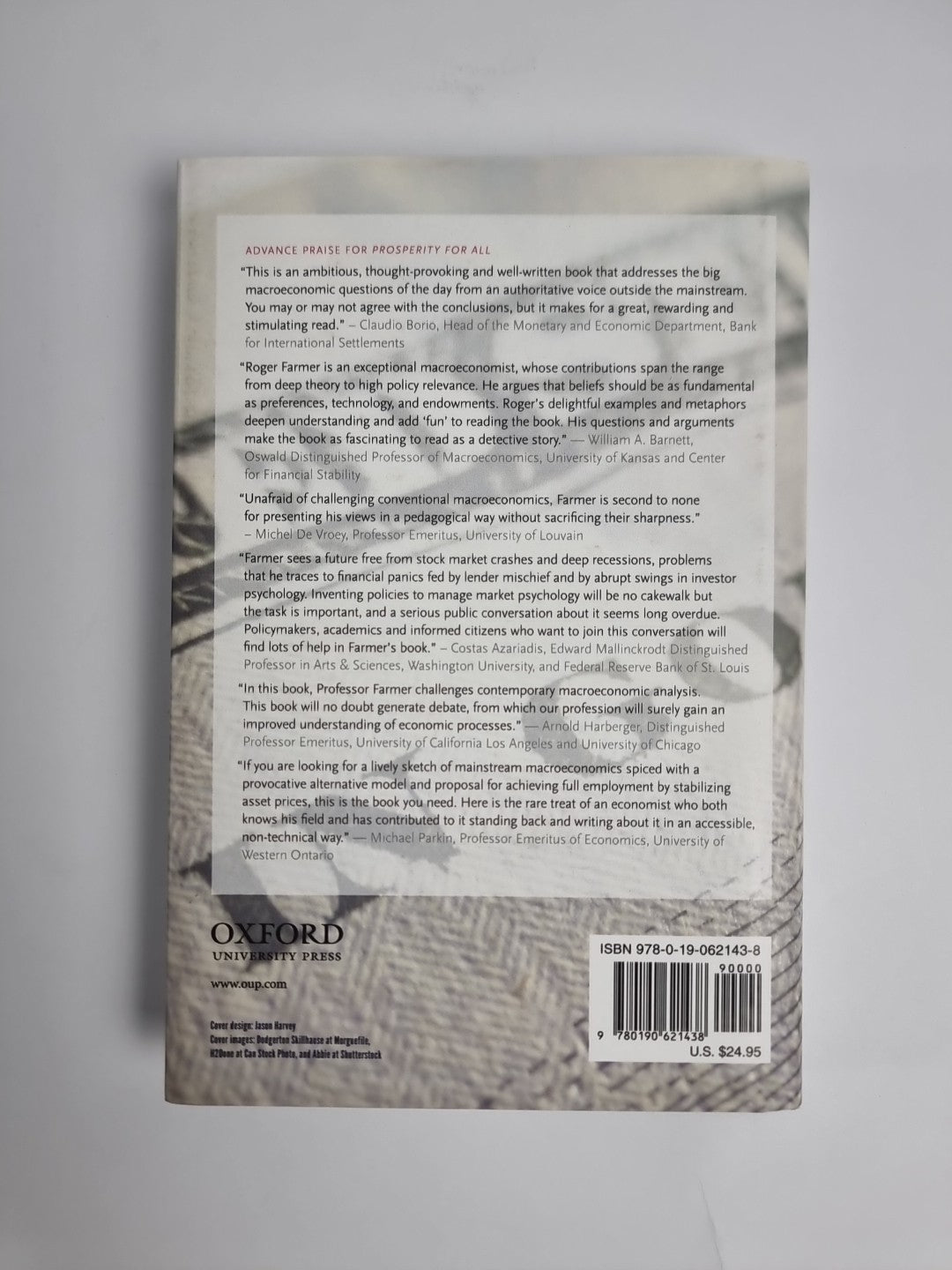 Prosperity for All: How to Prevent Financial Crises by Roger E.A. Farmer...