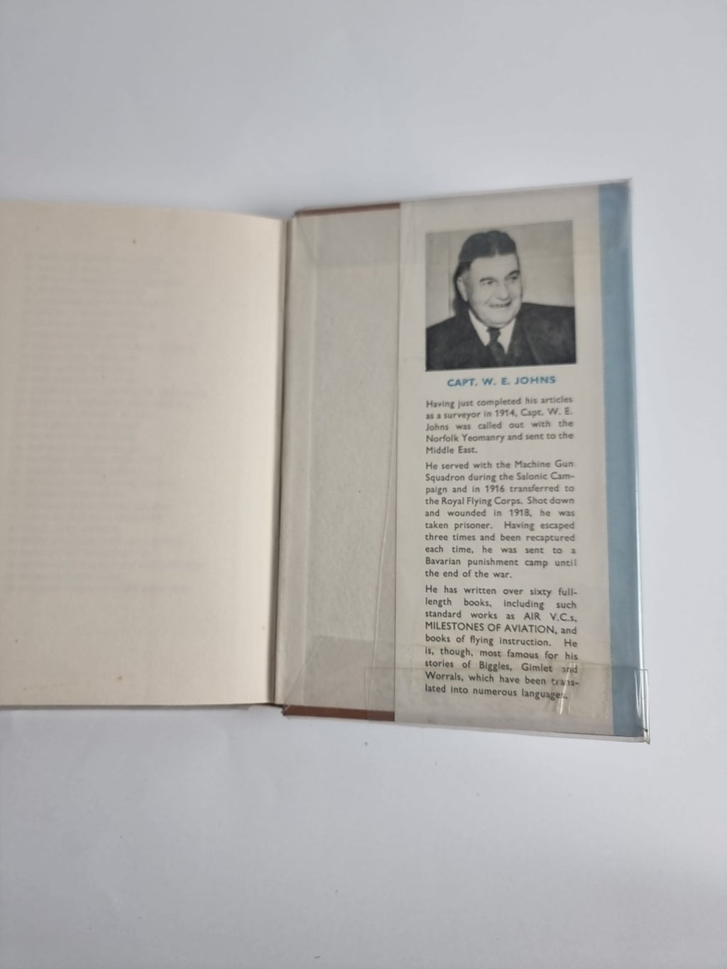 Biggles And The Poor Rich Boy , Captain W.E. Johns — First Edition
