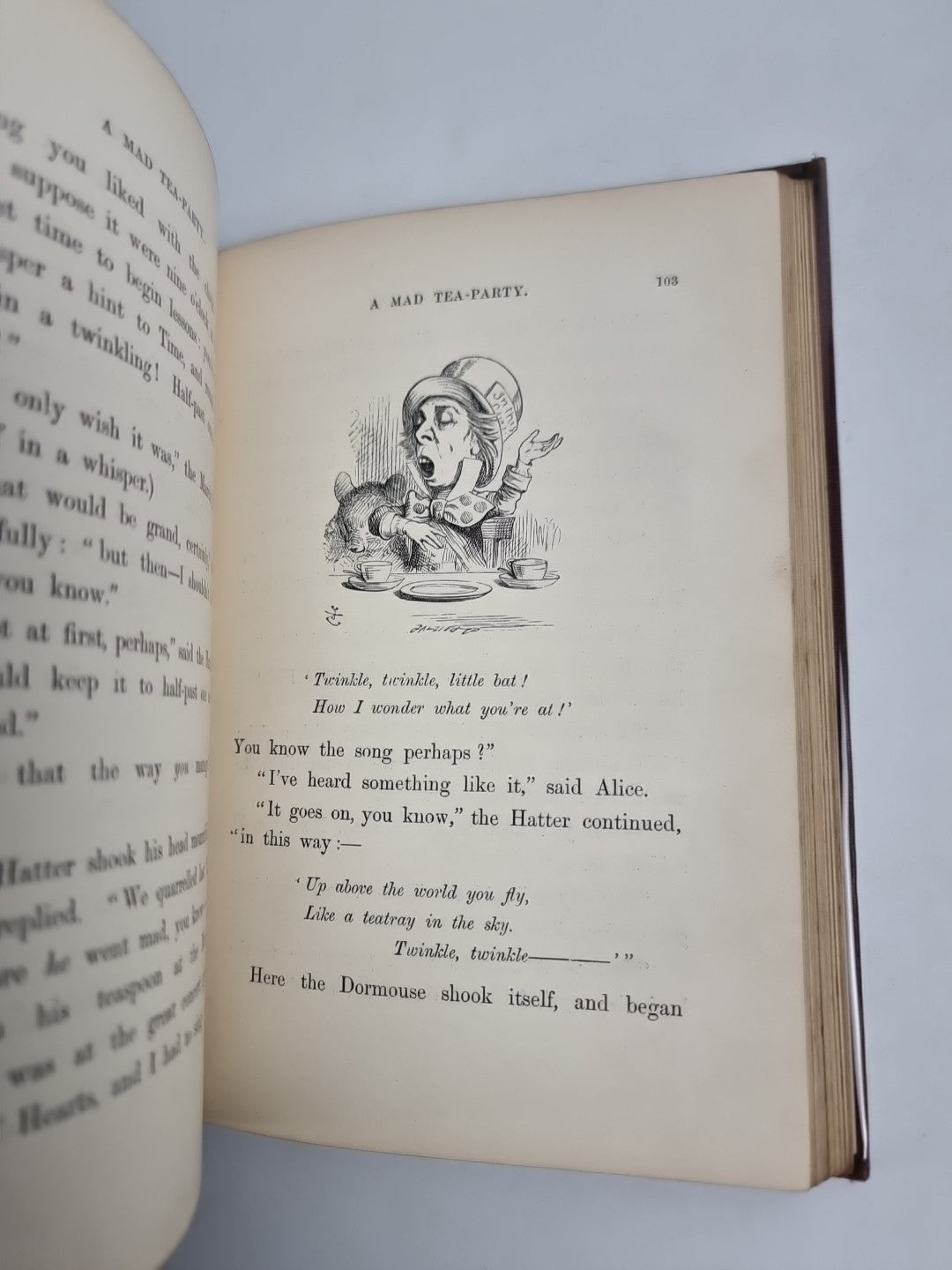 1870 Lewis Carroll ALICE'S ADVENTURES IN WONDERLAND TWENTY-THIRD THOUSAND
