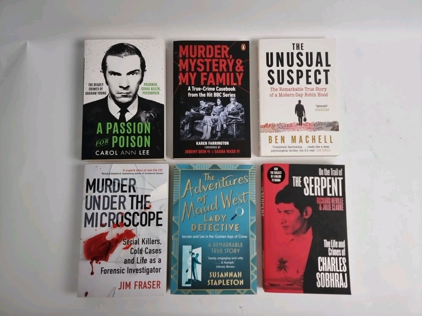 Crime Thriller Book Bundle (Includes 6 Titles) New Free Delivery