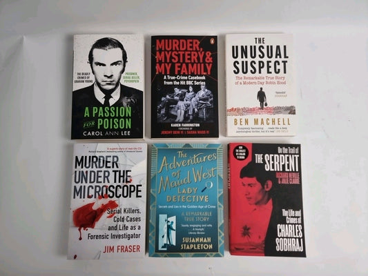 Crime Thriller Book Bundle (Includes 6 Titles) New Free Delivery