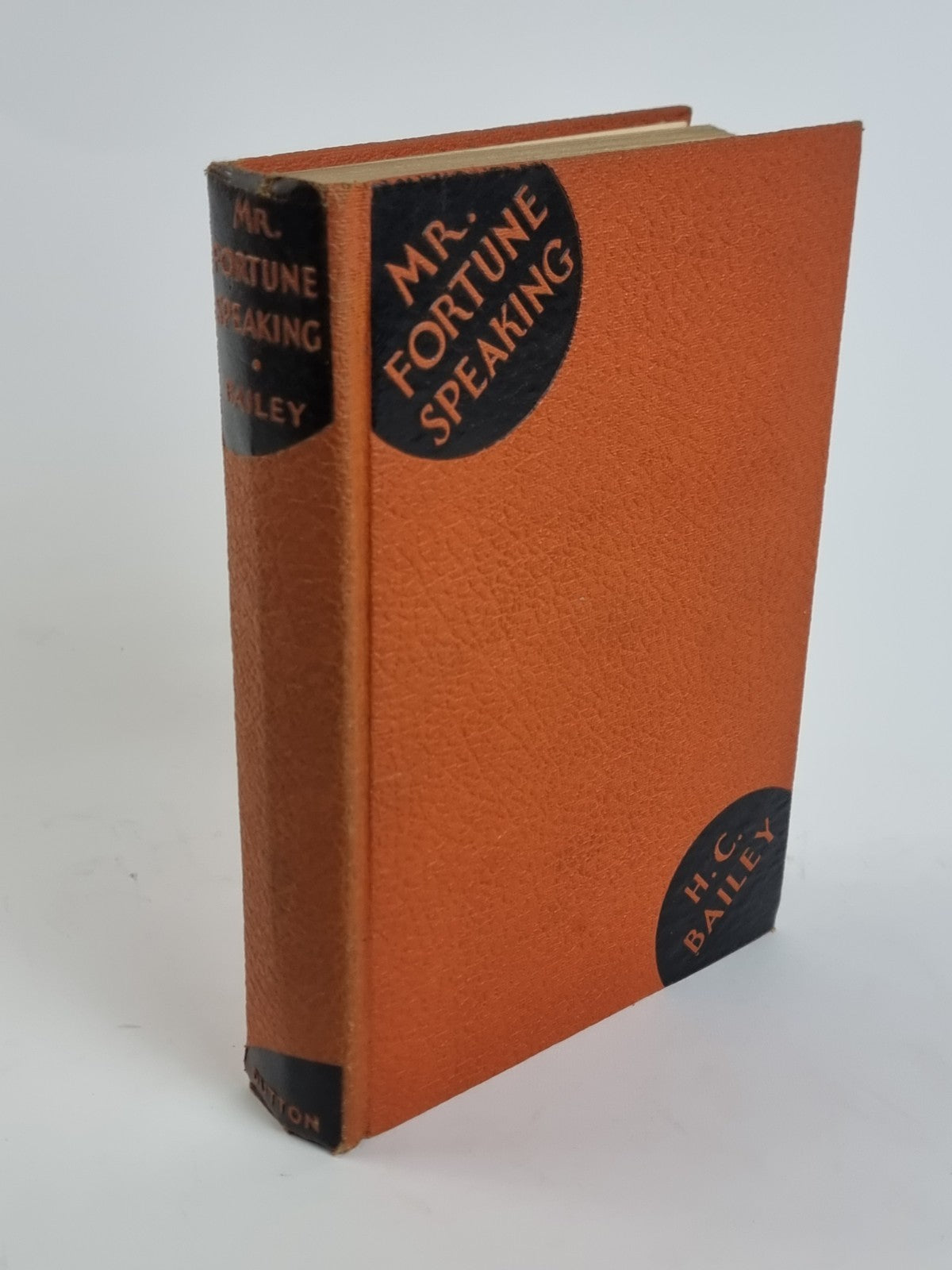 Mr. Fortune Speaking, H. C. Bailey - First Edition