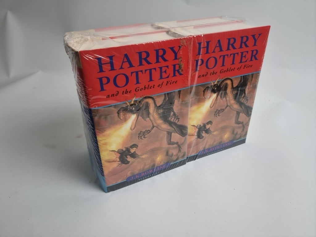 4 Copies of Harry Potter, Goblet of Fire NEW - OMNIA 1ST EDITON  -  With Error