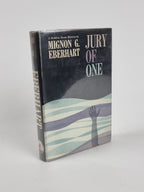 Mignon G EBERHART Jury of One HB 1st Edition Unread