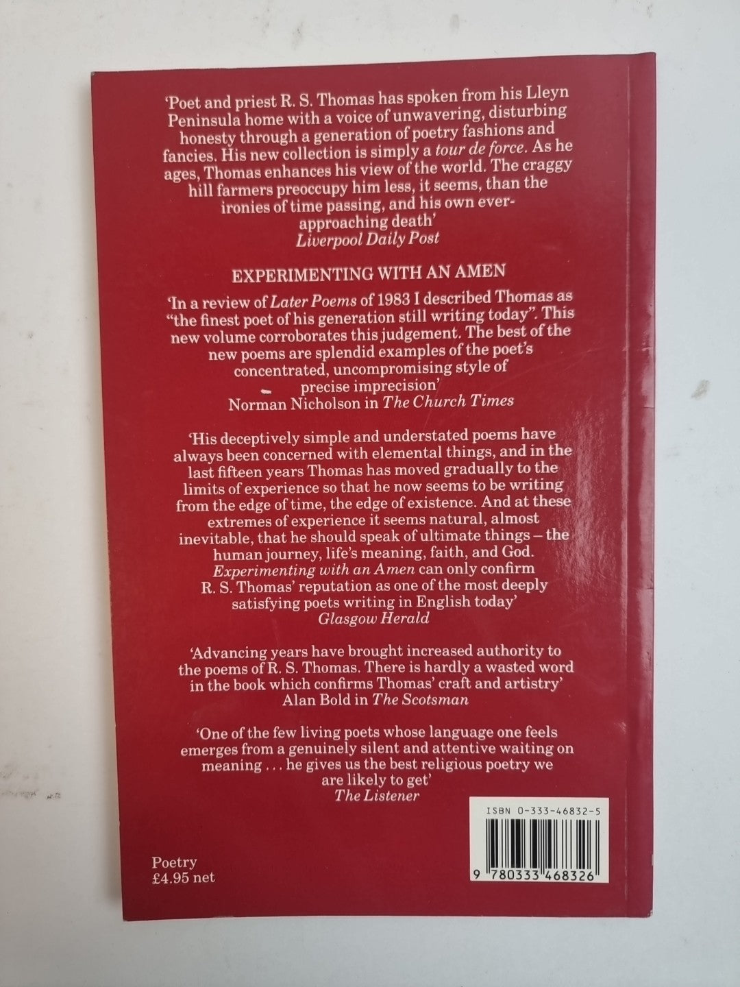 Experimenting with an Amen 1st edition