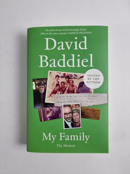 Signed Book - My Family: The Memoir by David Baddiel First Edition NEW
