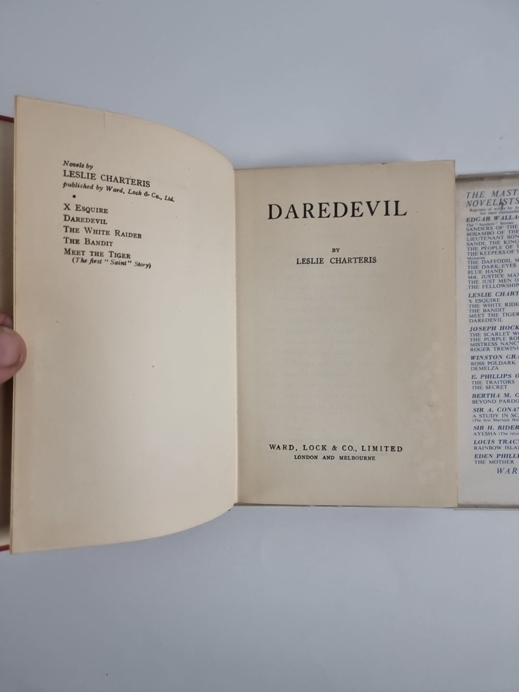 Daredevil, Leslie Charteris — Very Good