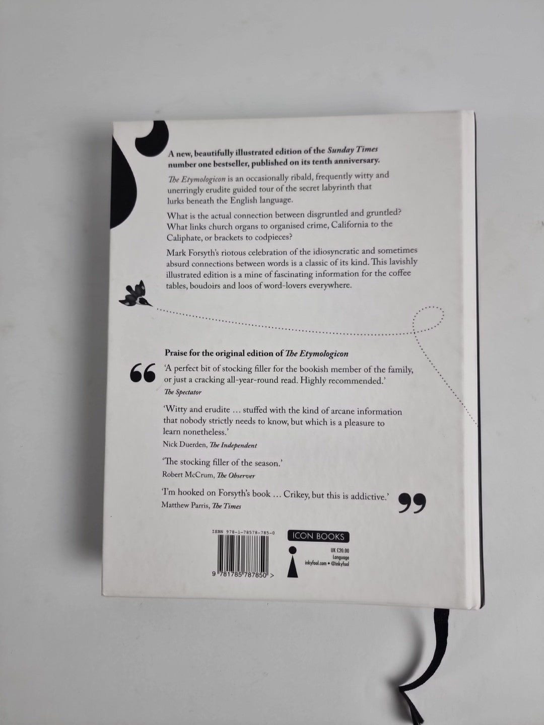 The Illustrated Etymologicon SIGNED 1st First Edition Mark Forsyth HB NEW