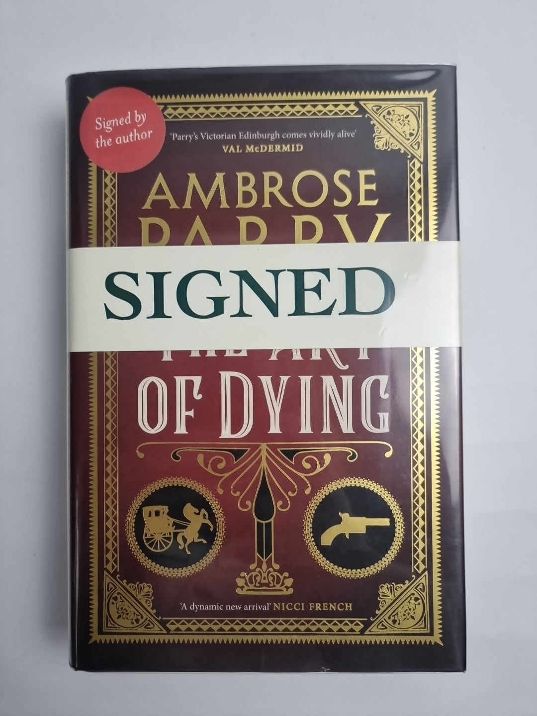 The Art of Dying:A Raven & Fisher Mystery- Parry, Ambrose 1st Edition Signed New