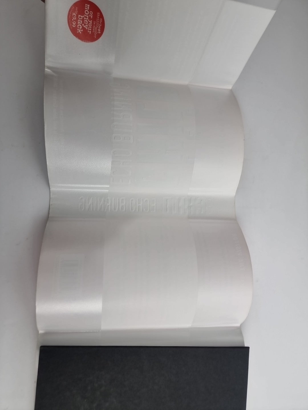 Echo Burning by Lee Child (Hardcover, 2001) 1st Edition Signed New