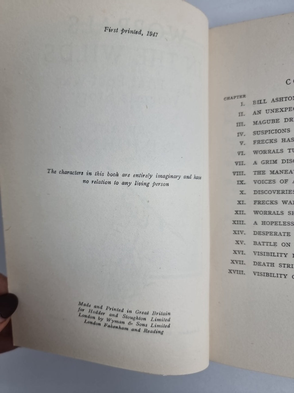 Worrals In The Wilds, Captain W. E. Johns — First Edition