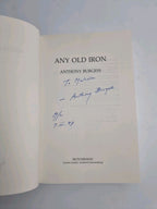 Any Old Iron ANTHONY BURGESS Hutchinson 1989 SIGNED FIRST EDITION, New