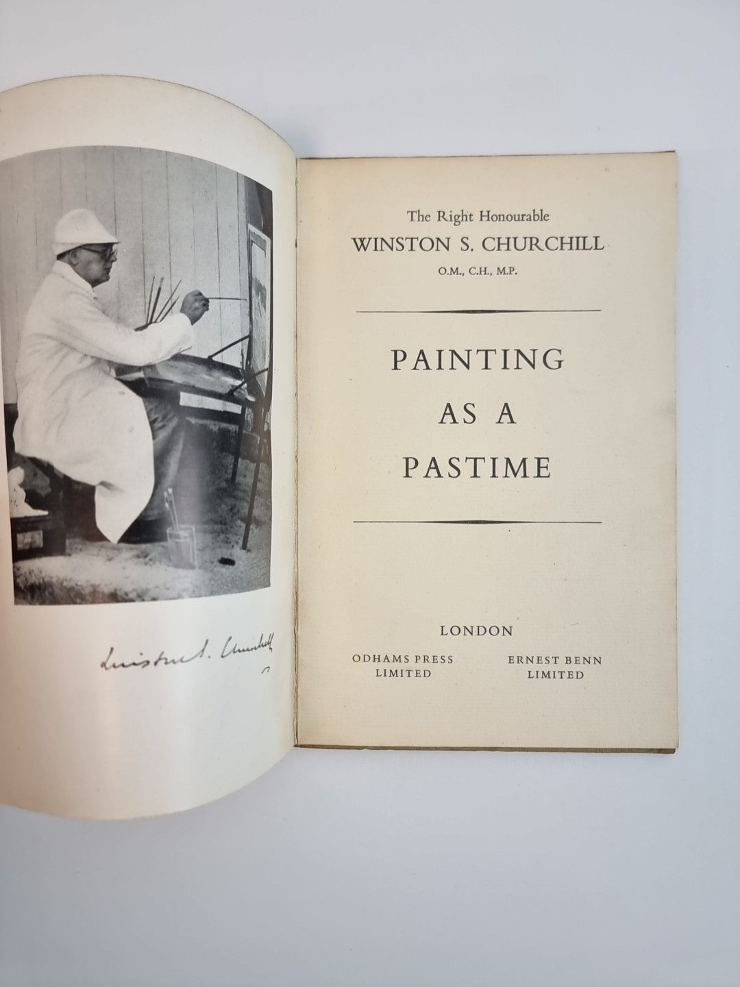 Painting As A Pastime by Winston Churchill - 1st Edition/ 1st Printing.