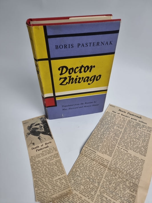 Doctor Zhivago By Boris Pasternak  1st Edition & 1st Impression Newspaper Clips 