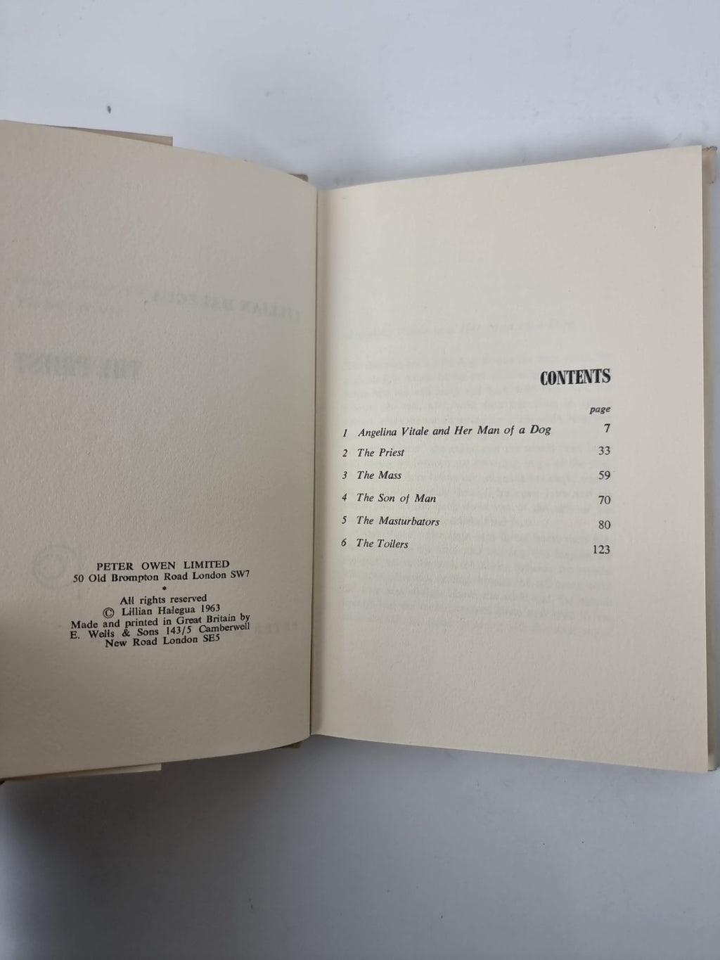 The Priest, Lillian Halegua — First Edition 1963