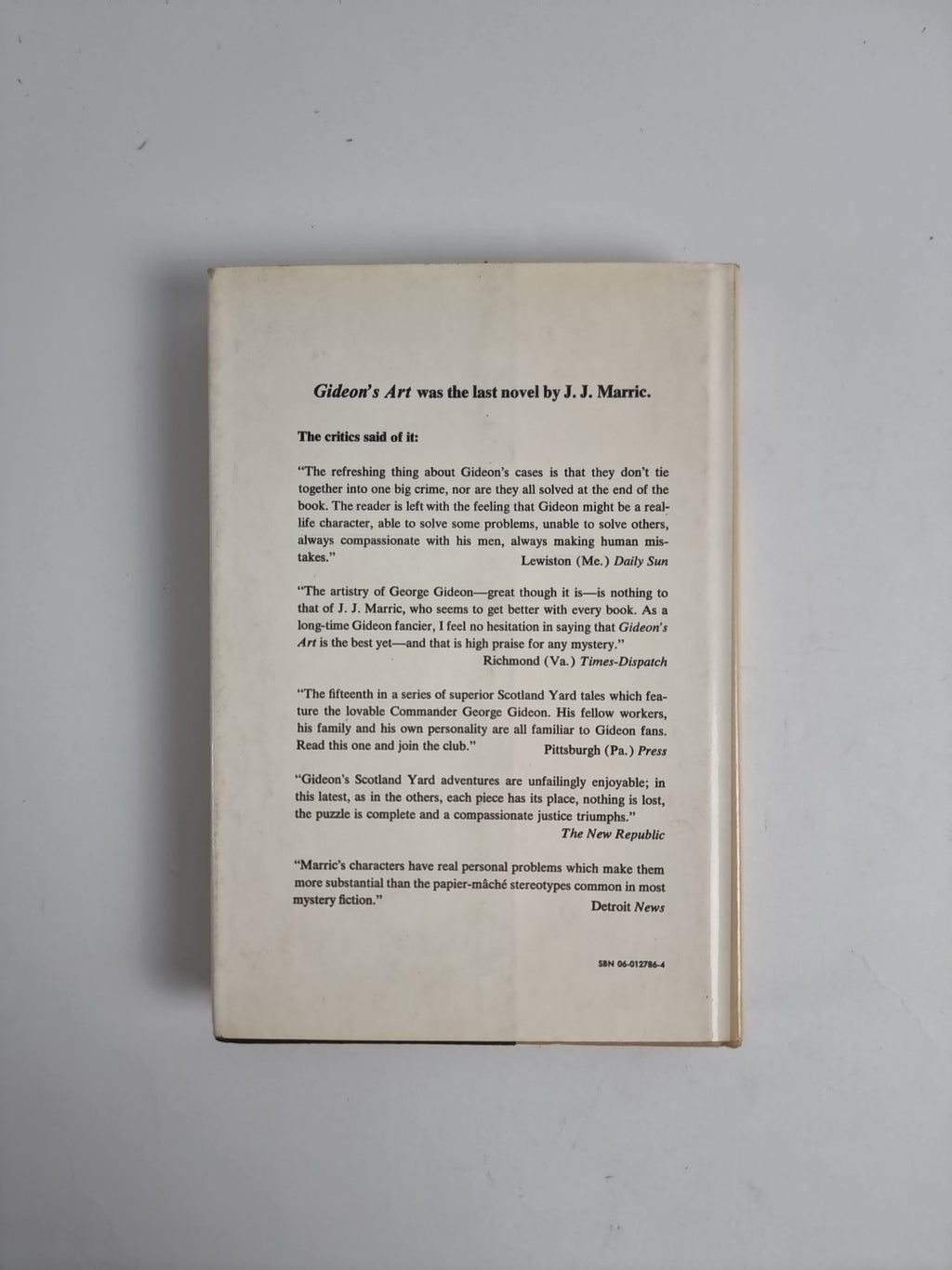 Gideon's Men, J.J. Marric — First Edition (USA)