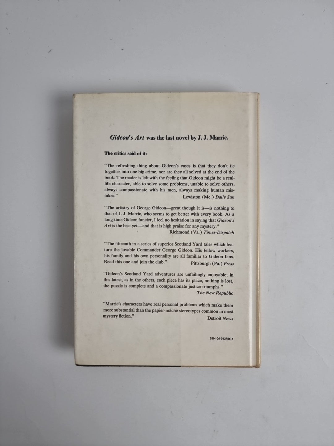 Gideon's Men, J.J. Marric — First Edition (USA)
