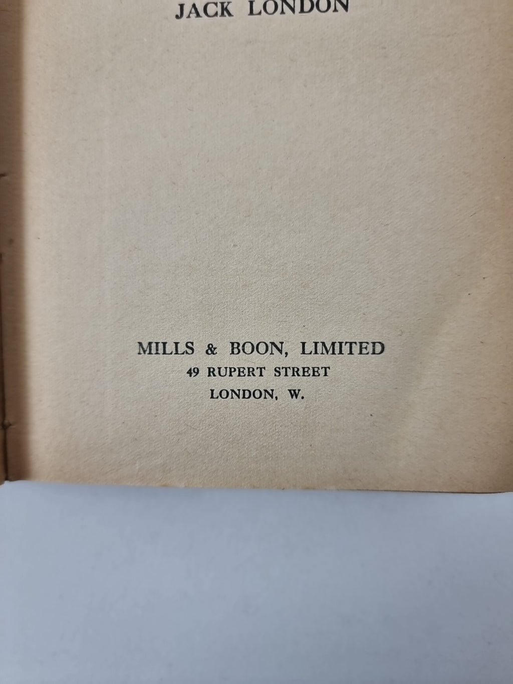 The Valley of the Moon, Jack London — First UK Edition