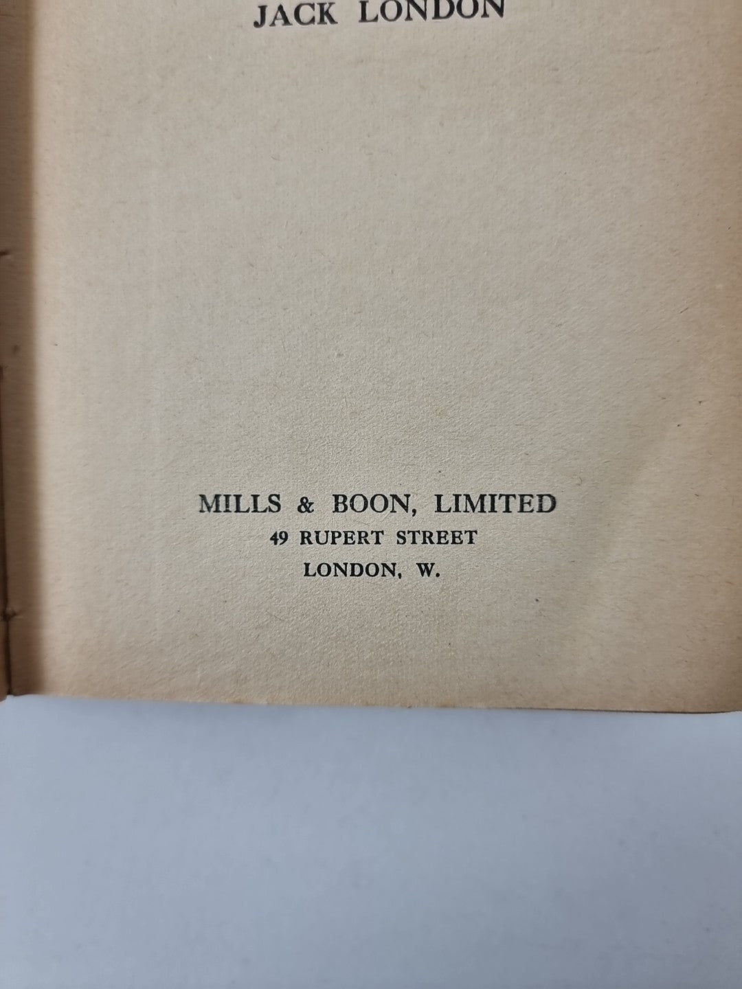The Valley of the Moon, Jack London — First UK Edition