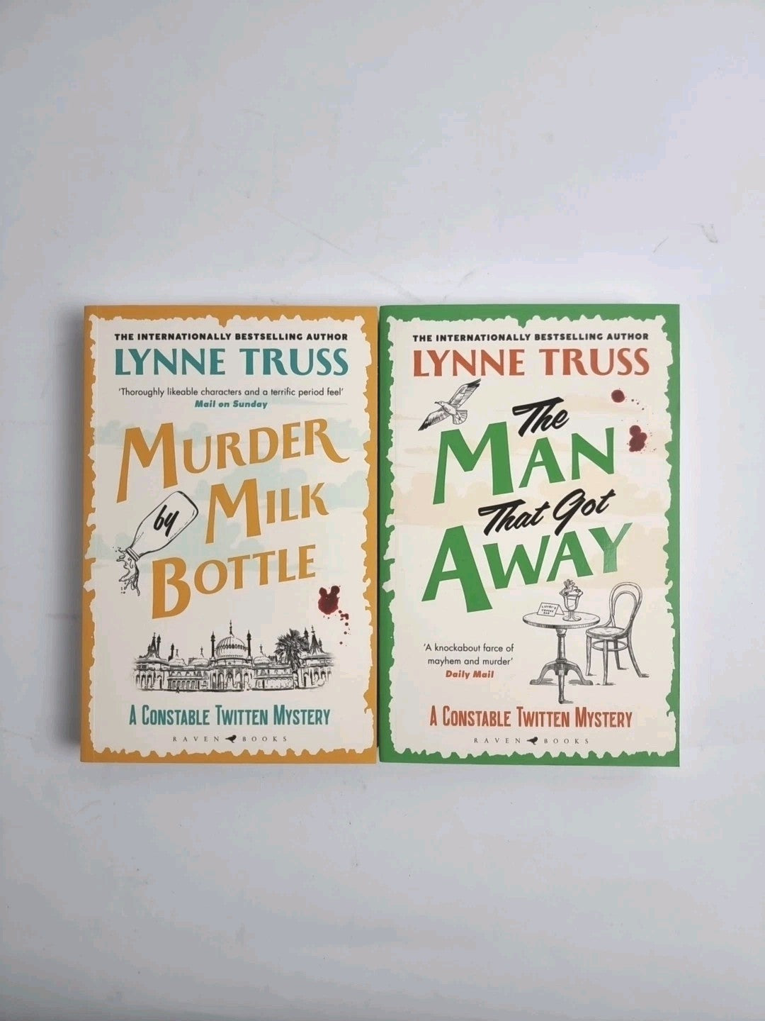 Murder by Milk Bottle by Lynne Truss And Man That Got Away NEW Free UK Delivery