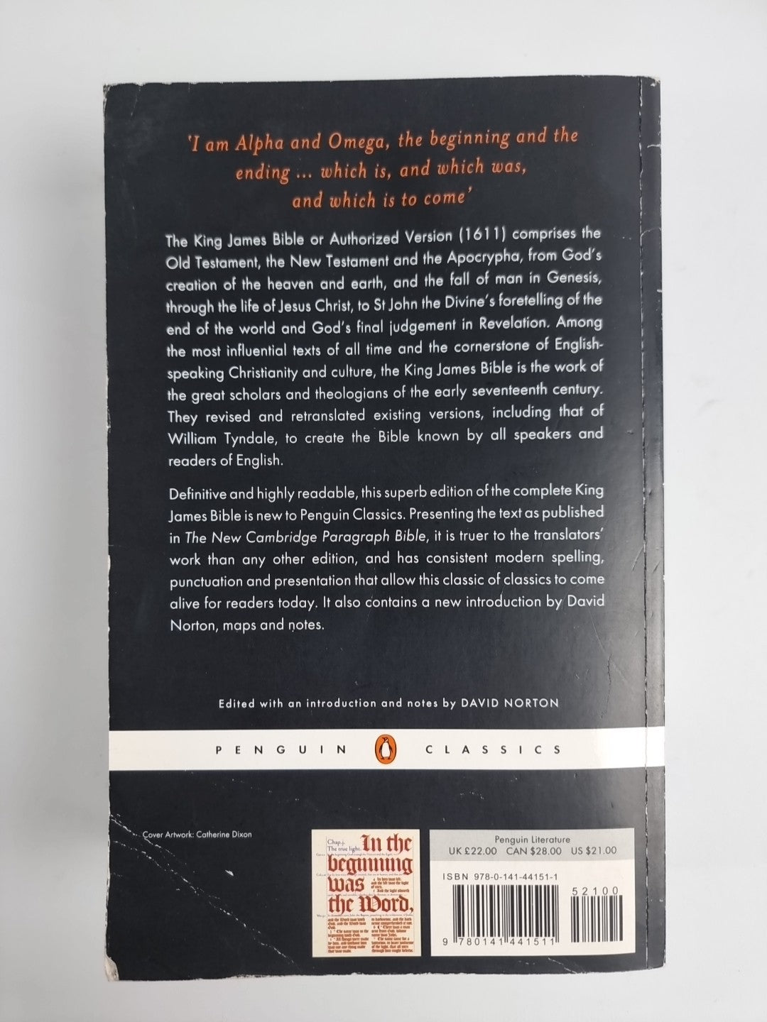 The Bible (Penguin Classics) by David Norton | Paperback | 2006