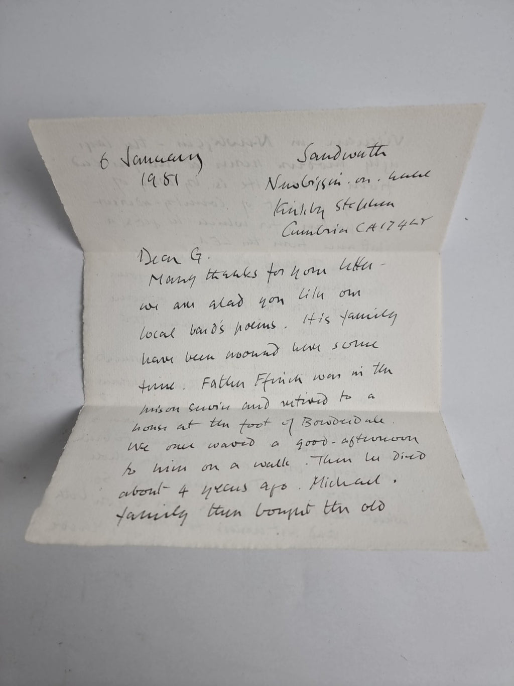 Westmorland Poems, Michael Finch, Drawings by Caroline A. Metcalfe-Gibson — 1st
