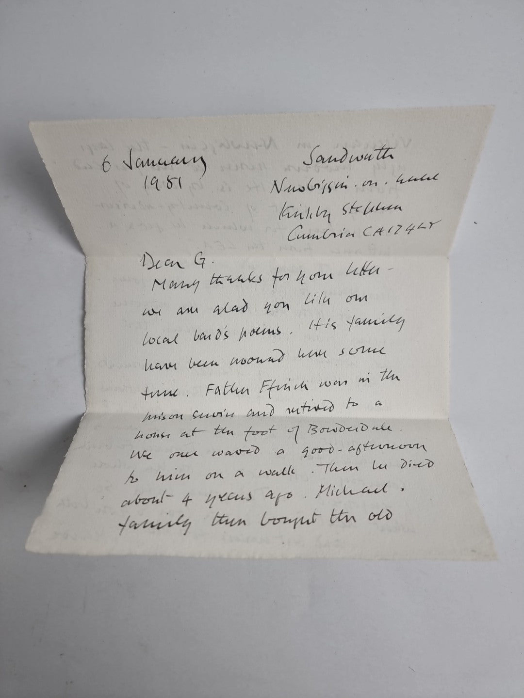 Westmorland Poems, Michael Finch, Drawings by Caroline A. Metcalfe-Gibson — 1st