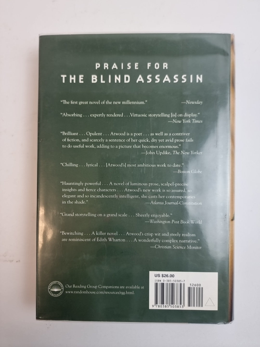 Oryx and Crake Margaret Atwood, First U S Edition Hardback New Free Delivery