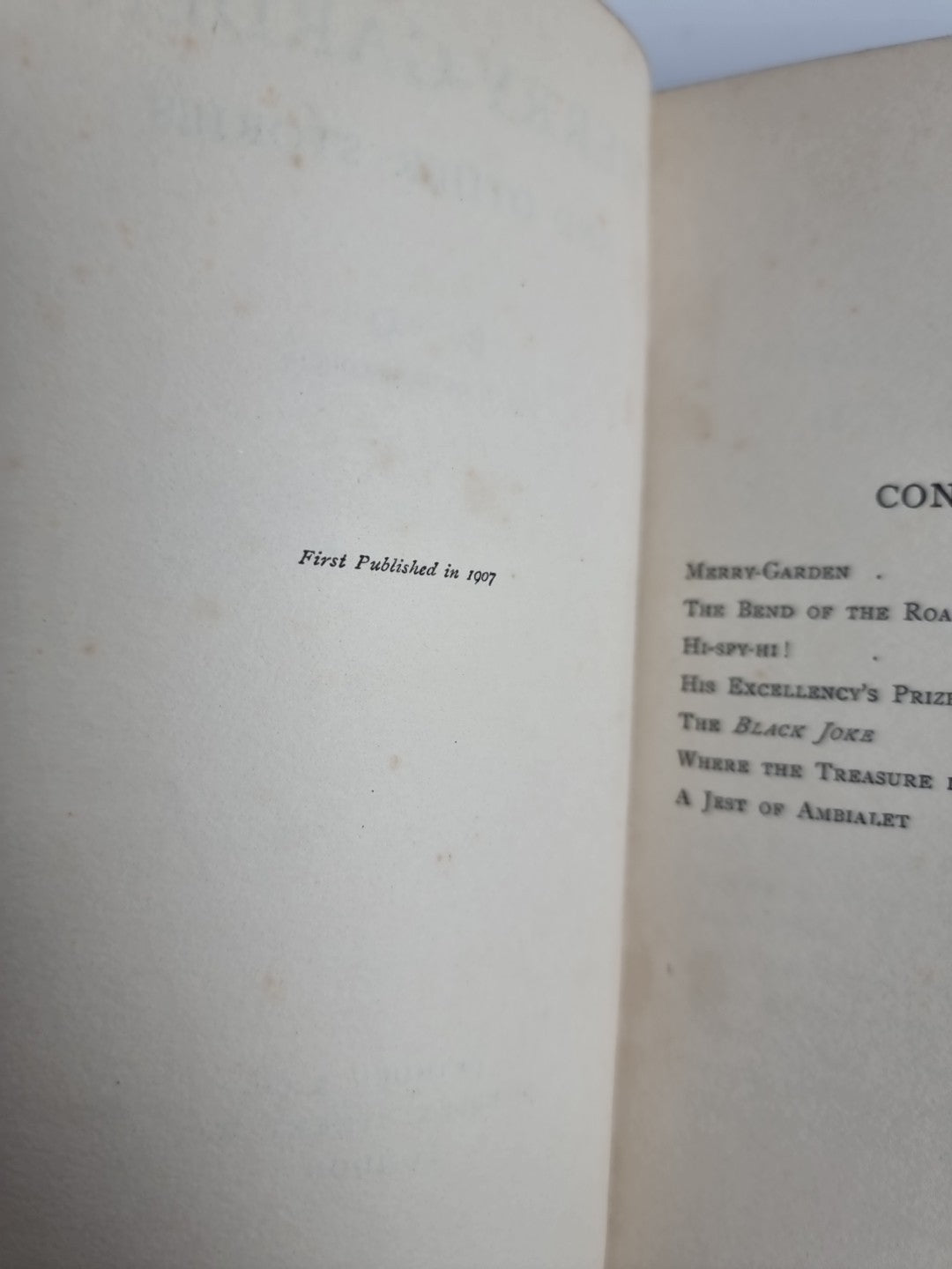 Merry-Garden and Other Stories By "Q" - 1907 1st Edition 