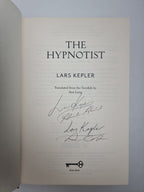 The Hypnotist By Lars Kepler HB DJ 1st Edition 2011 Rare with signatures