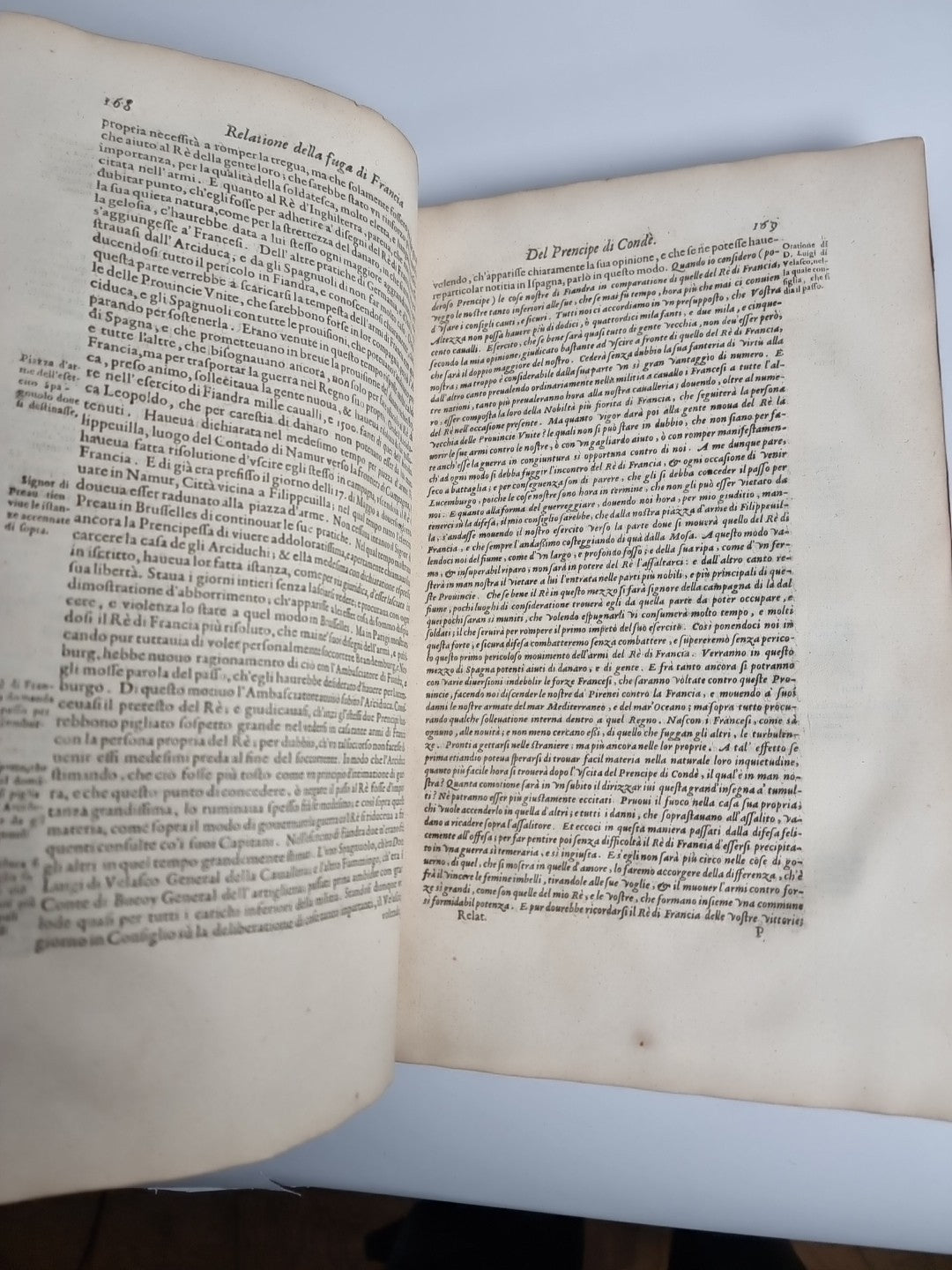 1648 Opere Del Cardinal Bentivoglio History of Flanders & Dutch Revolt Italian